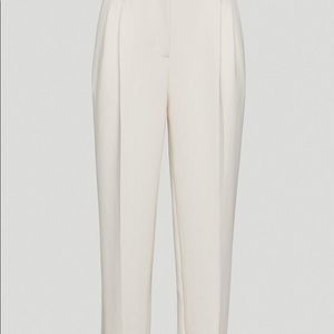NWOT Aritzia Wilfred Effortless Cropped Pants Sz 2 Light Birch